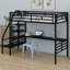 Metal Loft Bed Frame With Desk