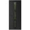 Avant en métal pré-suspendu | Manux 8112 noir mat | Bureau Portes de garage commerciales et résidentielles, patio, l 36 po x H 80 po, à droite