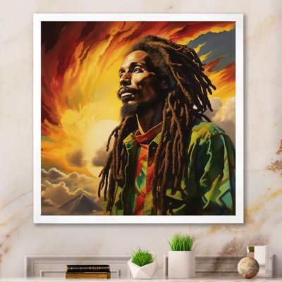 Reggae Tribute To Bob Marley - Art mural yoga
