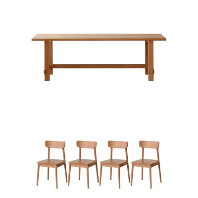 Ensemble de salle à manger rectangulaire