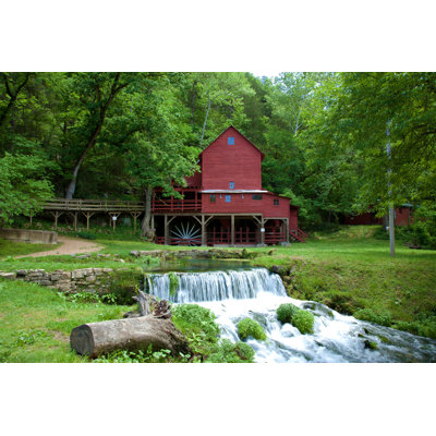 Beautiful View Of A Hodgson Mill by Fozzyb - Wrapped Canvas Print