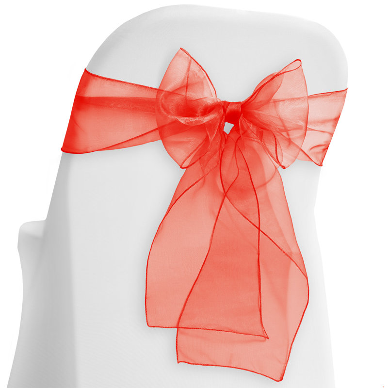 Ceintures de lit Organza, Rouge