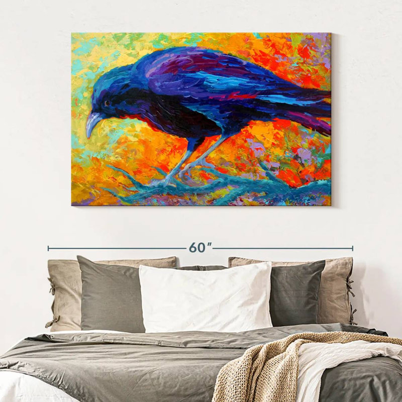 Crow IV, 34" H x 51" W