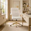 Chaise de bureau ergonomique en filet à haut dossier avec contrôle de tension réglable et base chromée durable pour le travail quotidien