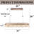 59 '' H Rose Gold Dining Room Chandelier With Led Light Source
