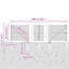 60cm H x 1000cm W Steel Border Fencing