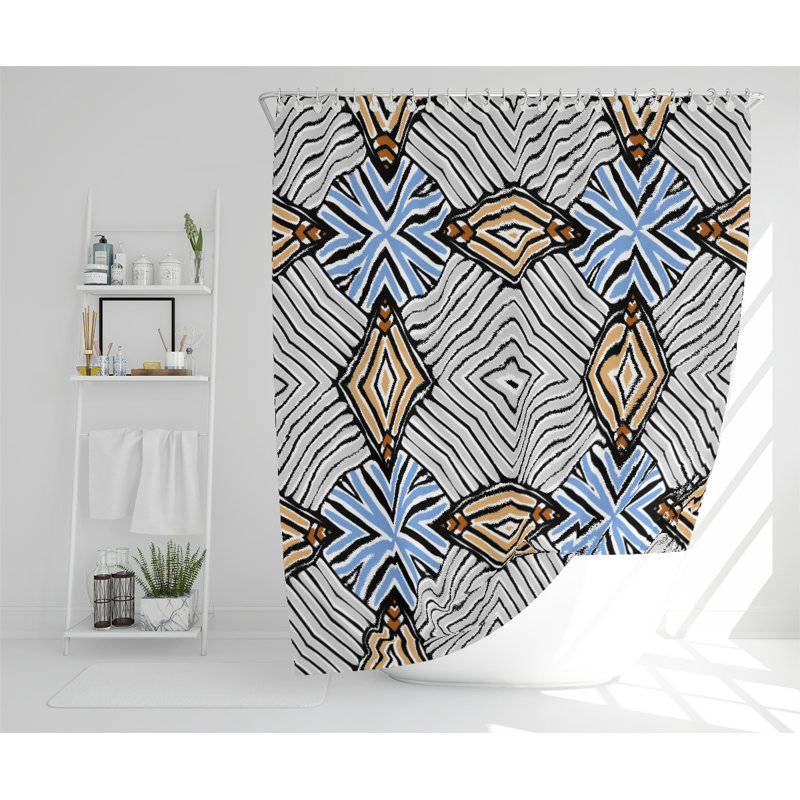 Brooklington Polyester Shower Curtain Set
