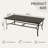 Calluna Willesden Rectangular Aluminum Dining Set with Cushions-586037046-586037051