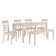 Alexa-Mae 6 - Person Solid Wood Top Four Leg Dining Set