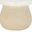 Dakota Fields Ivory Ceramic Mushroom 16Oz Soy Wax Candle