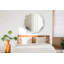 Huldar Glass Flat Wall Mirror
