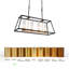 Luminaire suspendu moderne à 4 lumières pour îlot de cuisine Doly
