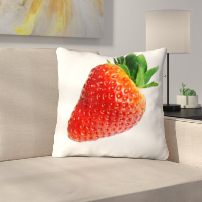Coussin décoratif en fond de frais blanc bingaman fruits frais