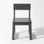 Ensemble de 2 chaises grises en PEHD pour l'extérieur et le jardin-1661763748