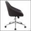 Chaise de bureau rembourrée ajustable avec similicuir confortable Jackman-767375313