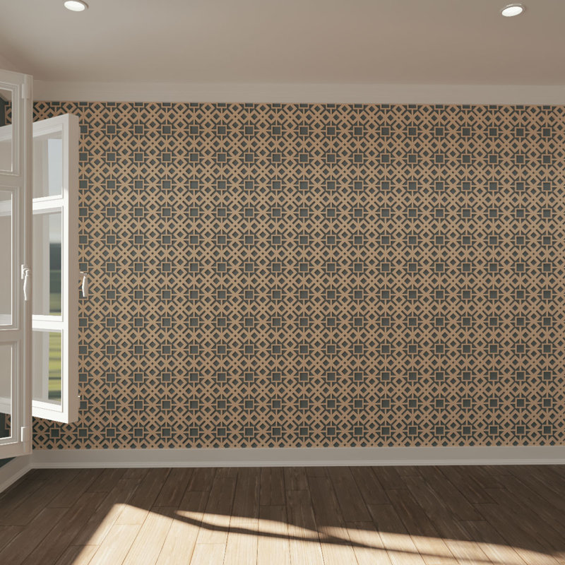Panneau mural 3D 7,375 "x 7,375", Noyer blanc