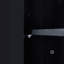 Armoire de rangement en coin noire avec plateau réglable