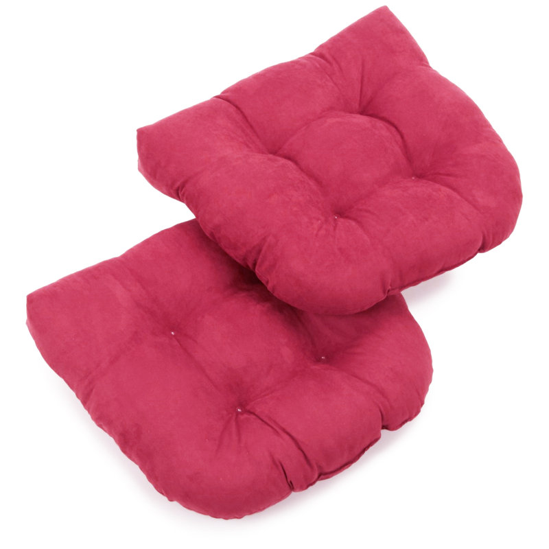Outdoor 5'' Seat Cushion, Bery Berry, Microsuede