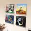 8 Pack Clear Acrylic Vinyl Record Wall Mount Shelves, Floating Display Holder For Album Storage, Books, Magazines, Pictures, Durable Wall Decor For Home And Office