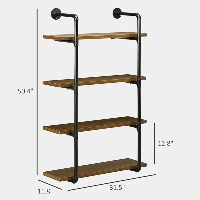 Bibliothèque murale flottante Rack