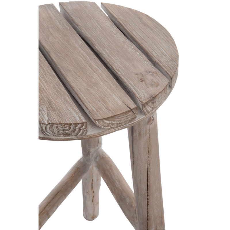 Bedias Solid Wood Accent Stool