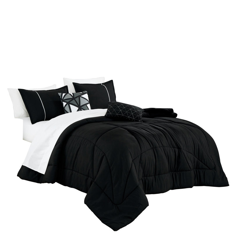 Vaetilda Luxury 9 Piece Complete Bed In Bag Set, King Comforter + 8 Additional Pieces Included, Teal