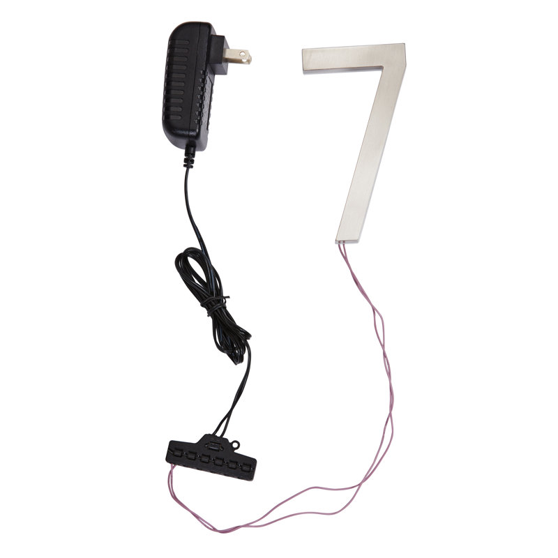 LED House Number Power Cord