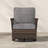 5 Piece Rattan Sofa Seating Group With Swivel Rocking Chair