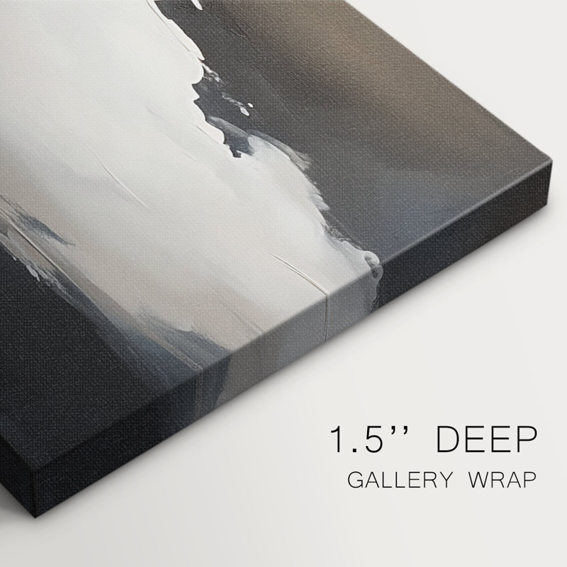 Série paysage - LXIV - Toile tendue avec châssis - Prêt à accrocher, H 12 po x l 30 po