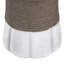 Table d'appoint MGO - table de bout pour l'extérieur, gris clair et brun