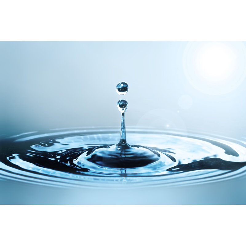 Water Drop - Photographie sur toile tendue, H 24 po x l 36 po x P 1 po