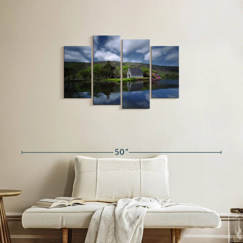 Alvord Chapel By Lake, 22" H x 36" W