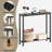 Narrow Console Table, 2-Tier Small Sofa Table, 29.5" Thin Entryway Table, Behind Couch Table With Shelves, Industrial Hallway Table, Black