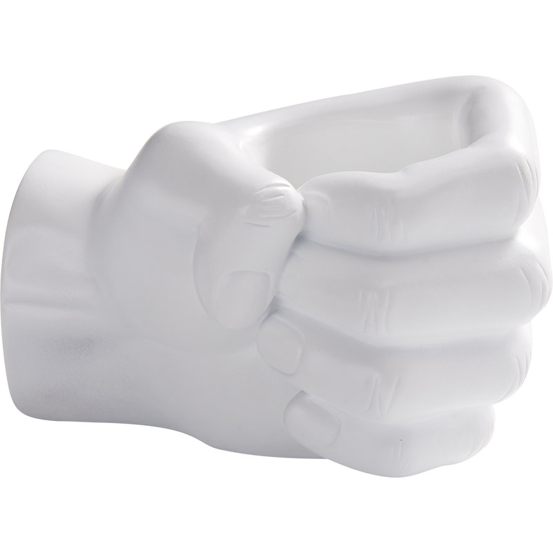 Pruitt Resin Pen Holder, White