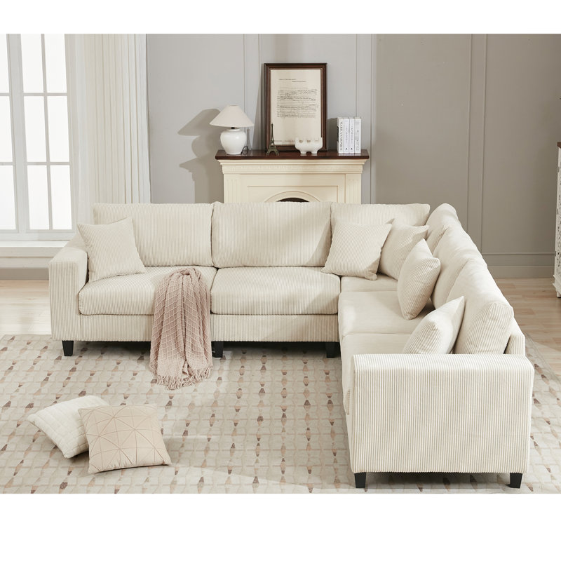 Comfortable Oversized Modular Sofa Set For Living Room, Stylish And Versatile