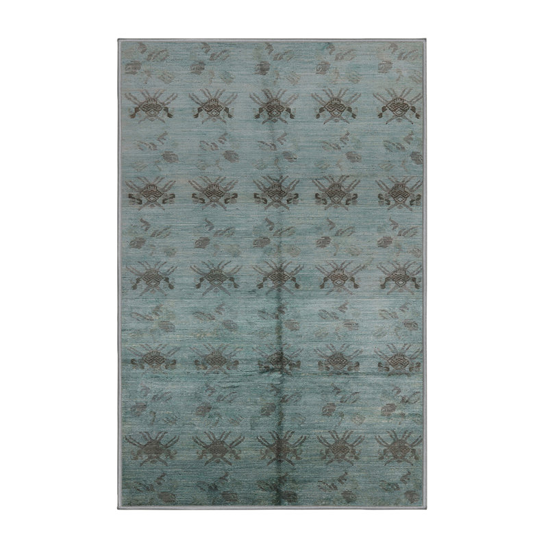 Tapis vert de style oriental, Rectangle 2 pi x 3 pi