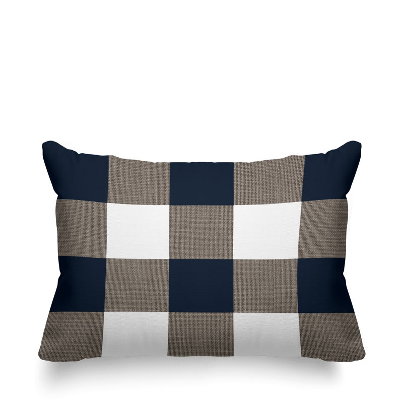 Coussin intérieur / extérieur Jeb Farm House, Ombre