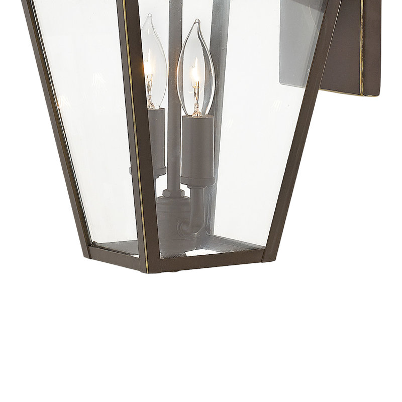 Alto 2-Light Outdoor Wall Lantern, Oil Rubbed Bronze