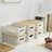 Small Plastic Storage Bins with Bamboo Lids 5.2qt Stackable Box Basket Pantry Decorative Containers Cute with Lable