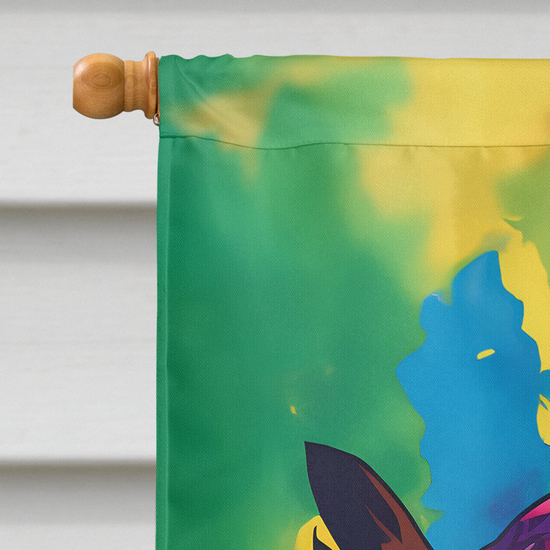 Drapeau de maison hippie