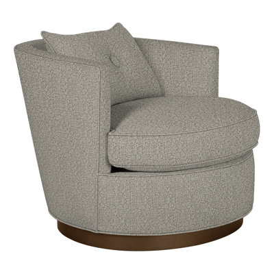 Bernadette By Michael Weiss Swivel Barrel Chair