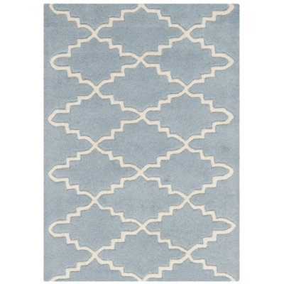 Carolene Hand Tufted Wool Geometric Rug