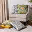Chatsworth Peacock Floral Square Cushion-105326261