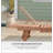 Outsunny Outdoor Chaise Lounge Pool Chair, Built-In Table, Reclining Backrest for Sun tanning/Sunbathing, Rolling Wheels