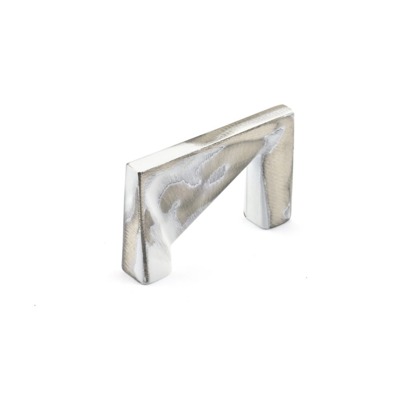Poignée barre 6 5/16 po Loft, Blanc industriel brossé, 12 5/8"