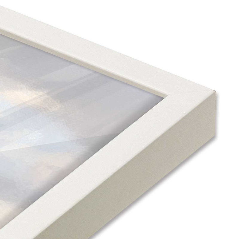 «Sun and Sand» par Lori Deiter, reproduction d'art, L 18 po x H 12 po, Blanc, Impression encadrée