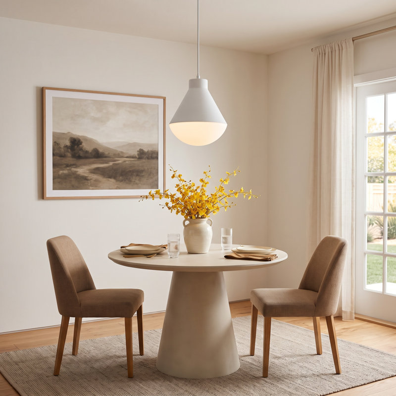 Ebbi 1 - Light Single Pendant, White