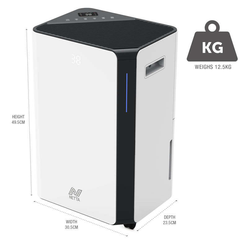 NETTA 20L Compact Dehumidifier