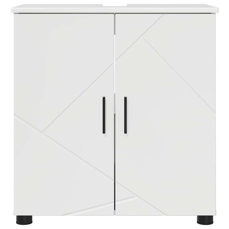 Bathroom Storage, High Gloss White