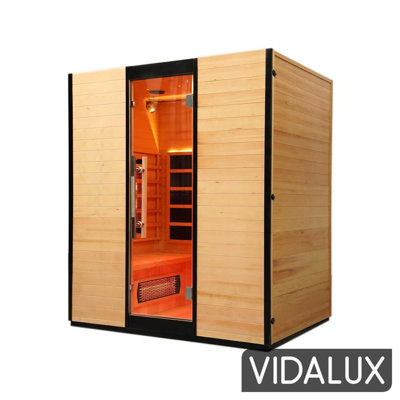 Vidalux Platinum 4 Person Full Spectrum Infrared Sauna With Complete Heat